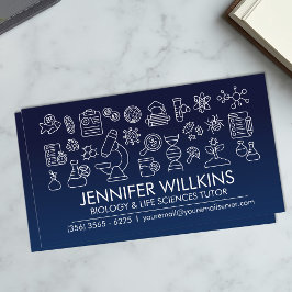 Biologische naturwissenschaftliche Unterrichtsdien Visitenkarte