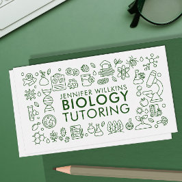 Biologische naturwissenschaftliche Unterrichtsdien Visitenkarte