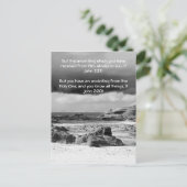 Biologische Passage, Meer und dramatischer Himmel Postkarte (Stehend Vorderseite)