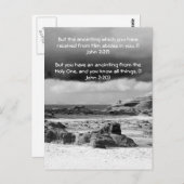 Biologische Passage, Meer und dramatischer Himmel Postkarte (Vorne/Hinten)