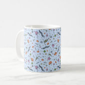 Biologische Tasse, blau Kaffeetasse (Vorderseite Links)