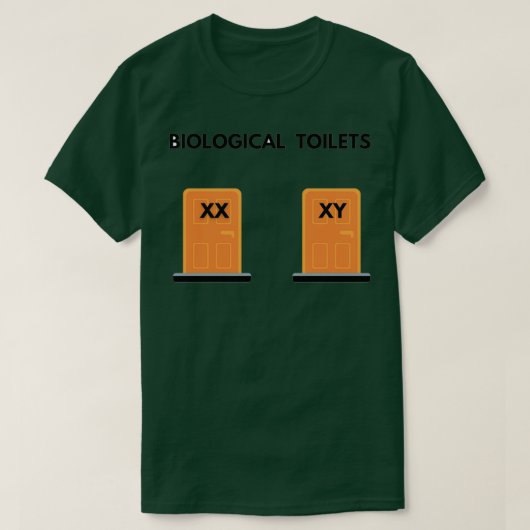 Biologische Toiletten T-Shirt (Design vorne)