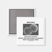 Biologische Wissenschaftsabteilung Multiplikation Magnet (Vorderseite/Rückseite)