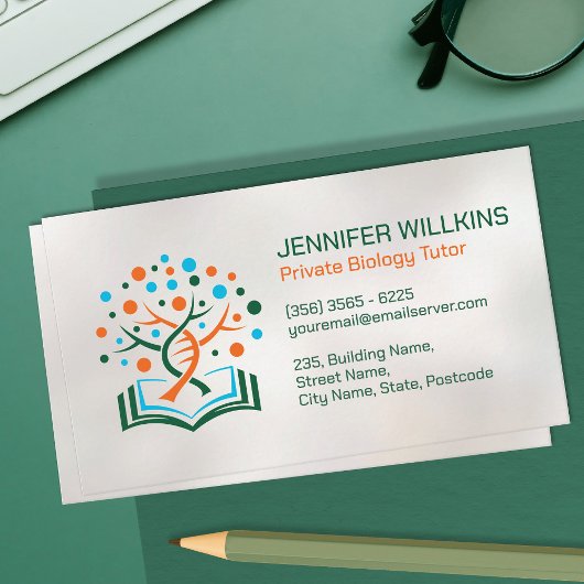 Biologische Wissenschaftslehrdienste - DNA-Baum Visitenkarte