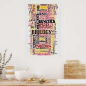 Biologische Wörter Nr. 11 Poster (Küche)