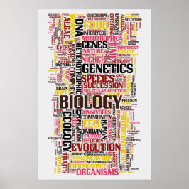 Biologische Wörter Nr. 11 Poster