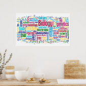 Biologische Wörter Nr. 13 Poster (Küche)