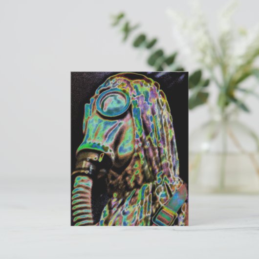 Biologischer, chemischer und Nuklearer BNC-Anzug(2 Postkarte (Stehend Vorderseite)