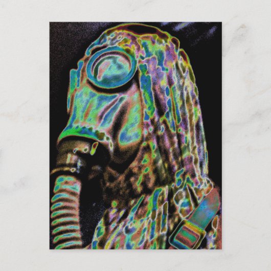 Biologischer, chemischer und Nuklearer BNC-Anzug(2 Postkarte (Vorderseite)