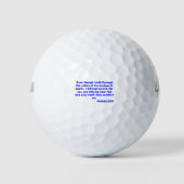 Biologisches Zitat Golfball (Vorderseite)