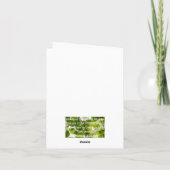 Biologisches Zitat Karte (Rückseite)