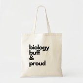 Biology Buff & Proud Science Biology Teacher Gift Tragetasche (Vorne)