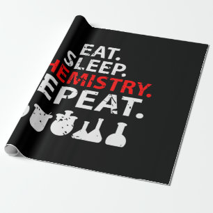 Biology Chemistry Teacher Scientist Gift Chemistry Geschenkpapier