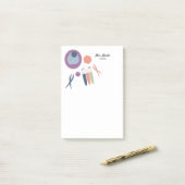 Biology Class Cell Script Name Postit Notes Post-it Klebezettel (Auf Schreibtisch)