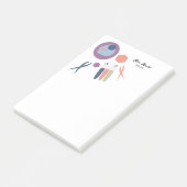 Biology Class Cell Script Name Postit Notes Post-it Klebezettel (angewinkelt)