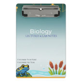 Biology clipboard – Study Notes & Lab Organization Mini Klemmbrett (Vorderseite)
