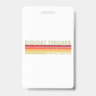 BIOLOGY LEHRER Funny Job Title Profession Birthda Ausweis