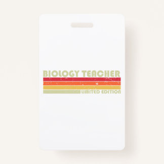 BIOLOGY LEHRER Funny Job Title Profession Birthda Ausweis