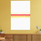 BIOLOGY LEHRER Funny Job Title Profession Birthda Leinwanddruck (Insitu (Wohnzimmer))