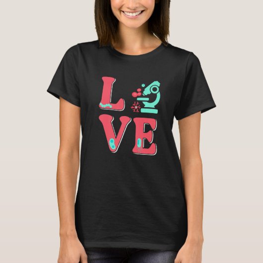 Biology Love Biologist Microscope Microbiology Pre T-Shirt (Vorderseite)