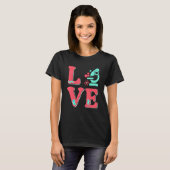 Biology Love Biologist Microscope Microbiology T-Shirt (Vorne ganz)