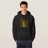 Biology Mycology Frog Catcher Mushroom Collector F Hoodie (Vorne ganz)