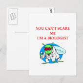 BIOLOGY.png Postkarte (Vorne/Hinten)