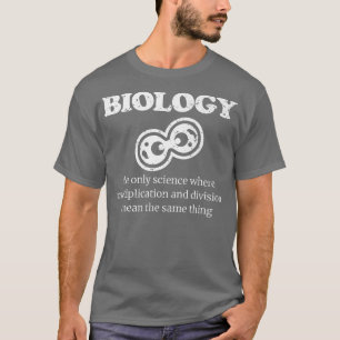 Biology Science Distressed t shirt for science bio