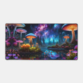 Biolumineszente Alien Pilze auf einem fernen Plane Schreibtischunterlage (Vorderseite)