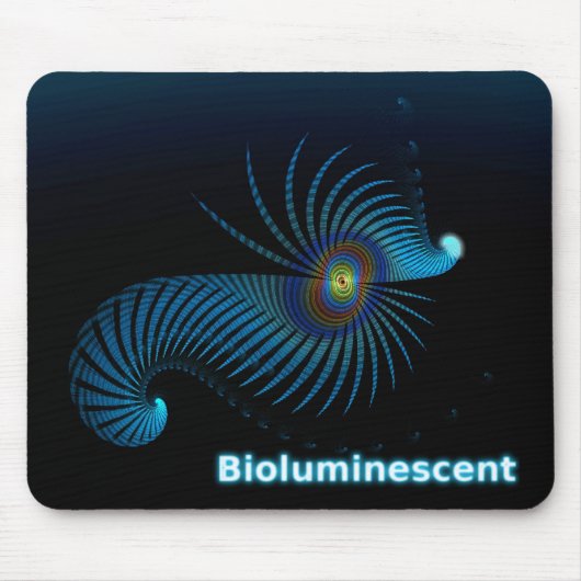 Biolumineszente Alien Sea Creation Mousepad (Vorne)