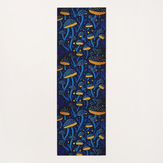 Biolumineszente Bliss Yoga Mat Yogamatte (Rückseite)