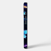 Biolumineszente Blume Nachtgartenillustrierung Case-Mate iPhone Hülle (Rückseite / Links)