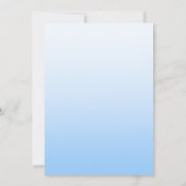 Biolumineszente Blume Nachtgartenillustrierung Einladung (Rückseite)