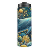Biolumineszente Dolphin Coral Reef Thermosbecher (Vorderseite)