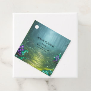 Biolumineszente Hochzeitskollektion Geschenkanhänger