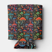 Biolumineszente Magie Pilze Dosenkühler (Rückseite)