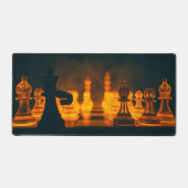 Biolumineszente Schachsägermatte - Glühender Eeri Schreibtischunterlage (Vorderseite)