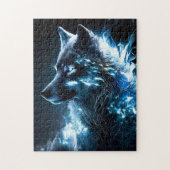Biolumineszenter Wolf Puzzle (Vertikal)