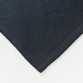 Biolumineszentes Blaues Alien-Haut-Muster - Avatar Fleecedecke (Ecke)