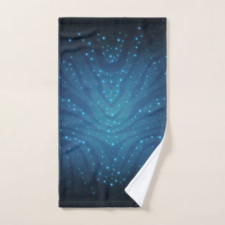 Biolumineszentes Blaues Alien-Haut-Muster - Avatar Handtuch