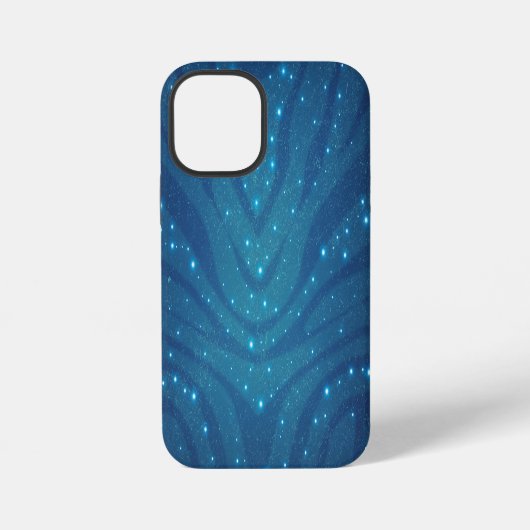 Biolumineszentes Blaues Alien-Haut-Muster - Avatar iPhone Hülle (Rückseite)