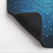 Biolumineszentes Blaues Alien-Haut-Muster - Avatar Mousepad (Ecke)