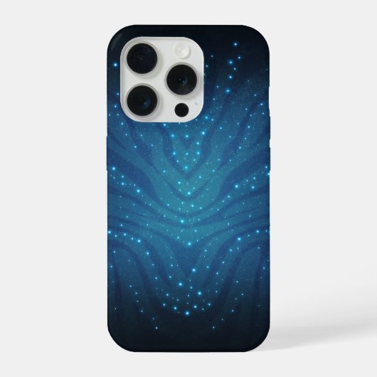 Biolumineszentes Blaues Alien-Hautmuster - Avatar iPhone Hülle (Rückseite)