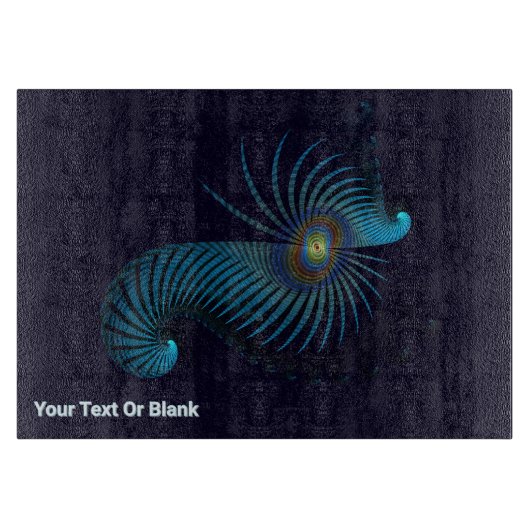 Biolumineszenz Alien Sea Life Schneidebrett (Vorderseite)