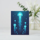 Biolumineszenz Postkarte (Stehend Vorderseite)