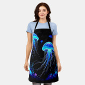 Biolumineszenz Qualle Traum Schürze (Getragen)