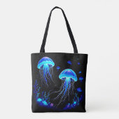 Biolumineszenz Qualle Traum Tasche (Rückseite)
