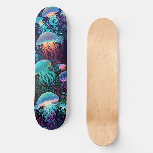 Biolumineszenz Skateboard (Vorderseite)