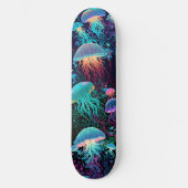 Biolumineszenz Skateboard (Vorderseite)