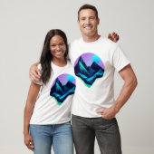 biolumineszierende Landschaft T-Shirt (Unisex)